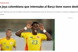 不去巴薩！每體：哥倫比亞新星內(nèi)塞爾已和克魯賽羅預(yù)簽合同