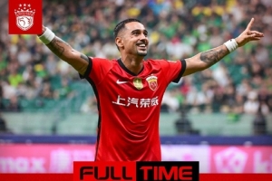 中超聯(lián)賽第25輪，北京國安2-3上海海港