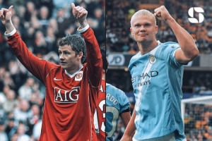 91球！哈蘭德追平索爾斯克亞，成為英超歷史進球最多的挪威球員