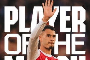 補(bǔ)時(shí)絕平！馬丁內(nèi)利當(dāng)選對陣曼城一役阿森納隊(duì)內(nèi)最佳球員