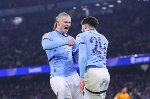 快速反擊首開紀(jì)錄！超越吉魯，哈蘭德在英超中已打進(jìn)91球