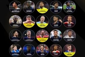 英超官方曬金球獎(jiǎng)30人提名：誰(shuí)會(huì)接班羅德里？