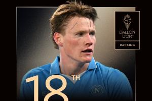 意甲冠軍得主，2025年金球獎(jiǎng)第18：28歲麥克托米奈，生涯首次入圍