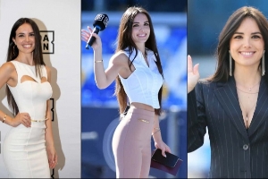 演小品呢??美女記者問布翁喬爾諾情況，孔蒂誤以為在向他道早安