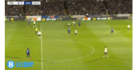 恩瓦內(nèi)里突破傳中，梅里諾禁區(qū)內(nèi)得球被搶斷