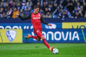 勒沃庫森官方：前鋒?？舜笸燃∪馐軅A(yù)計(jì)缺席兩場比賽