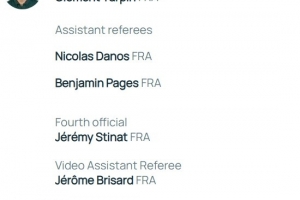 歐冠利物浦對陣加拉塔薩雷裁判名單：法國主裁蒂爾潘執(zhí)法