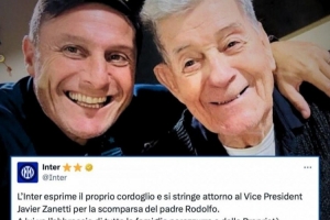 薩內(nèi)蒂父親去世，國米官方：向薩內(nèi)蒂致以誠摯的哀悼