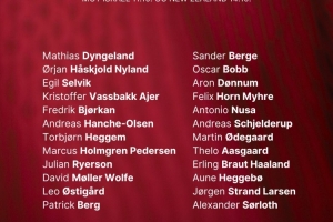 挪威新一期大名單：哈蘭德、厄德高領(lǐng)銜，索爾洛特、拉爾森入選