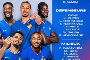 法國名單：姆巴佩領(lǐng)銜 ?；倏恕⒖坡?、恩昆庫在列 馬特塔首入選