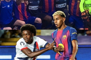 奇妙緣分！巴黎小將恩賈恩圖曾與亞馬爾在U10比賽交手