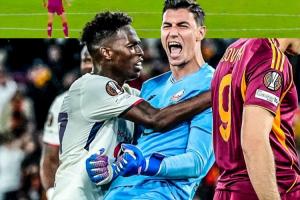 單次點(diǎn)球三次撲點(diǎn)！里爾門(mén)將：現(xiàn)在還覺(jué)不真實(shí)，向女友保證不丟球