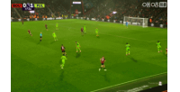純個(gè)人能力！塞梅尼奧近乎0角度穿門將小門破門，櫻桃1-1扳平比分