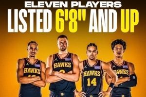 “高人”云集！老鷹新賽季陣容中13名球員身高2米03及以上