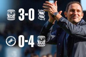 一路橫掃！47歲蘭帕德率隊(duì)9輪5勝4平狂轟27球 考文垂不敗登頂英冠