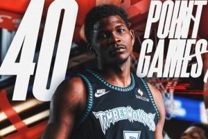 華子24歲前已經(jīng)拿到19次40+得分！排名現(xiàn)役第一 第二名才9次