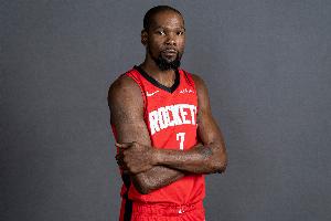 KD10中7砍20分！火記：好久沒看到火箭球員這么輕松地拿20分了