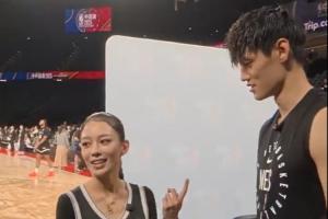 身材氣質(zhì)絕了！郎朗的妻子吉娜來到NBA中國賽現(xiàn)場 和曾凡博互動！