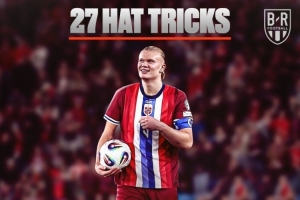 哈蘭德27次戴帽分布：曼城11次最多，挪威6次、多特4次