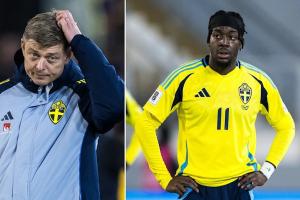 破防了??瑞典4輪1分，伊蘭加賽后爆粗：這該死的戰(zhàn)術(shù)體系必須改