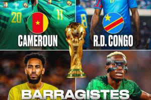 非洲區(qū)附加賽對(duì)陣確定：尼日利亞vs加蓬，喀麥隆vs民主剛果