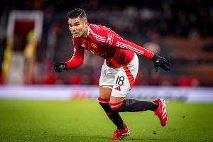 記者：卡塞米羅缺席曼聯(lián)隊(duì)內(nèi)訓(xùn)練，烏加特可能頂替他首發(fā)出戰(zhàn)