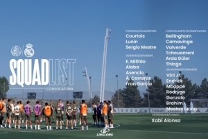 皇馬客戰(zhàn)赫塔費名單：姆巴佩、維尼修斯、貝林在列，赫伊森缺席