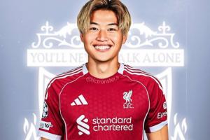 英媒：利物浦對(duì)日本U20隊(duì)長(zhǎng)市原吏音很感興趣，可能在明夏簽下他