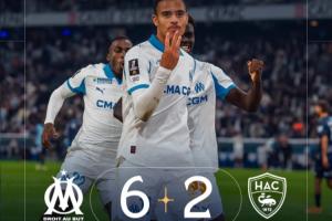 青木大四喜+9分鐘戴帽！馬賽狂攬5連勝登頂法甲，格林伍德6球3助