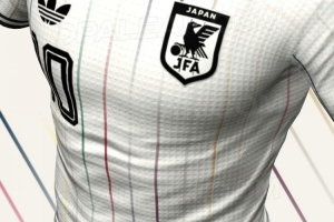 日本隊(duì)2026世界杯客場(chǎng)球衣曝光，多彩條紋寓意深遠(yuǎn)