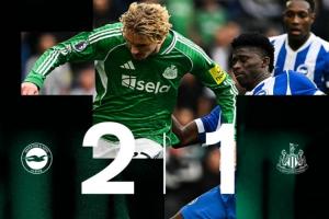 流年不利…紐卡8輪僅2勝掉至英超14，強(qiáng)援還在傷+死敵高居英超第7