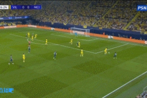 連續(xù)12場(chǎng)破門！哈蘭德接劉易斯橫傳搶點(diǎn)捅射破門 曼城1-0領(lǐng)先黃潛