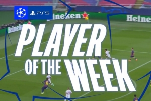 上演巴薩生涯首個帽子戲法！歐冠官方：費爾明當選本輪最佳球員