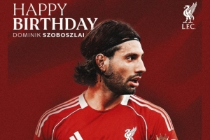 利物浦官方社媒曬海報(bào)，祝索博斯洛伊、基耶薩生日快樂