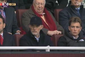 督戰(zhàn)！英格蘭國(guó)家隊(duì)主帥圖赫爾現(xiàn)場(chǎng)觀看阿森納對(duì)陣水晶宮的比賽