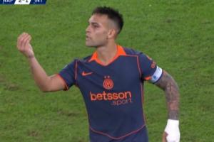 火藥味爆了??勞塔羅與孔蒂場(chǎng)邊爆發(fā)沖突，被拉開后仍隔空對(duì)噴