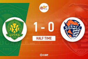 半場-達萬助攻法比奧破門國安七成控球率 北京國安1-0青島海牛