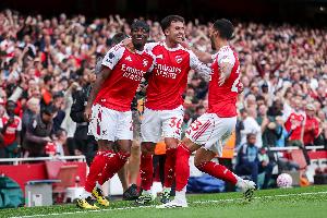 5戰(zhàn)全勝轟入10球！阿森納10月各項賽事零封對手，強勢領(lǐng)跑英超