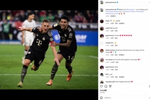 打入賽季首球，基米希社媒調(diào)侃：凱恩小心了，我要追上你了