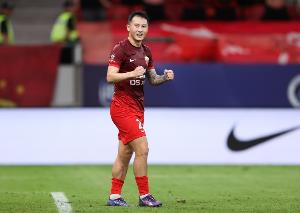 海港球員馮勁中國頂級聯(lián)賽出場200場，93年齡段第15人