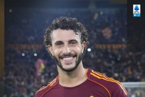 頭槌首開記錄！意甲官方：羅馬中衛(wèi)埃爾莫索當(dāng)選本場(chǎng)比賽最佳球員