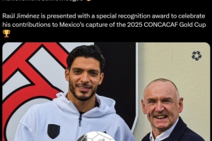 帶墨西哥贏得金杯賽！官方：34歲中鋒希門尼斯獲PFA特別表彰獎