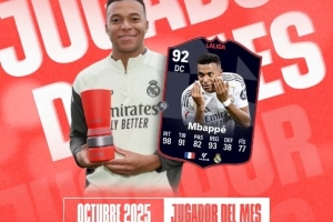 連續(xù)第2個月當(dāng)選！西甲官方：姆巴佩當(dāng)選10月聯(lián)賽最佳球員