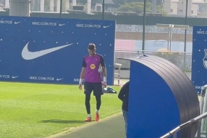 記者：霍安-加西亞重返訓(xùn)練場，他的康復(fù)已經(jīng)進(jìn)入最后階段