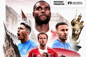 拜仁發(fā)布對陣藥廠海報：我們的城市、我們的球迷、我們的球場