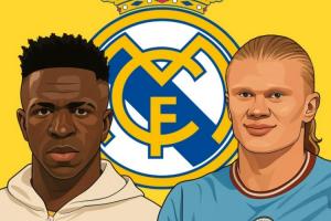 英媒：皇馬計(jì)劃27年報(bào)價(jià)2.5億歐求購哈蘭德！需要賣維尼修斯籌錢