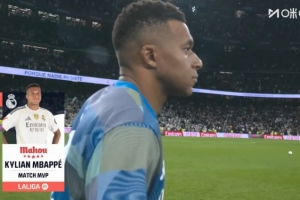 梅開二度，官方：姆巴佩當(dāng)選4-0大勝瓦倫西亞全場最佳球員