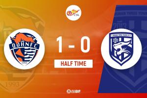 半場(chǎng)-蘭克爾澤補(bǔ)射破門(mén) 青島海牛1-0武漢三鎮(zhèn) 按此比分亞泰將降級(jí)