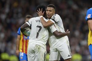 塞爾電臺(tái)：馬斯坦托諾缺席合練，預(yù)計(jì)姆巴佩、維尼修斯搭檔首發(fā)