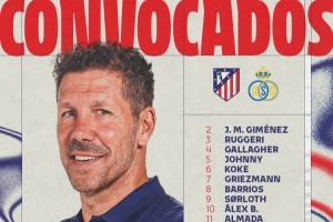 馬競(jìng)歐冠大名單：格列茲曼、阿爾瓦雷斯、科克在列